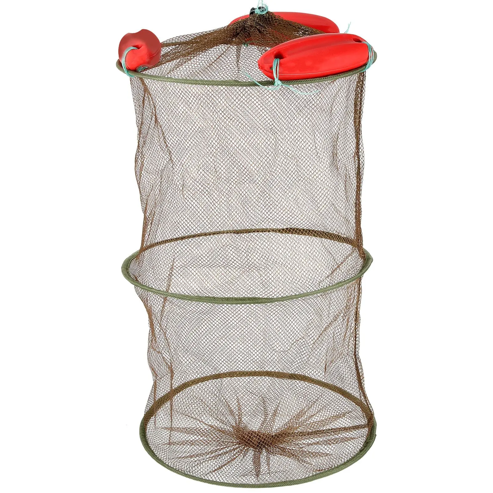 Foldable Coffee Brown Thick Mesh Drawstring Fishing Net 3 Floats Sea Fishing Guard Fish Shrimp Basket Portable Supplies
Foldable Coffee Brown Thick Mesh Drawstring Fishing Net 3 Floats Sea Fishing Guard Fish Shrimp Basket Portable Supplies