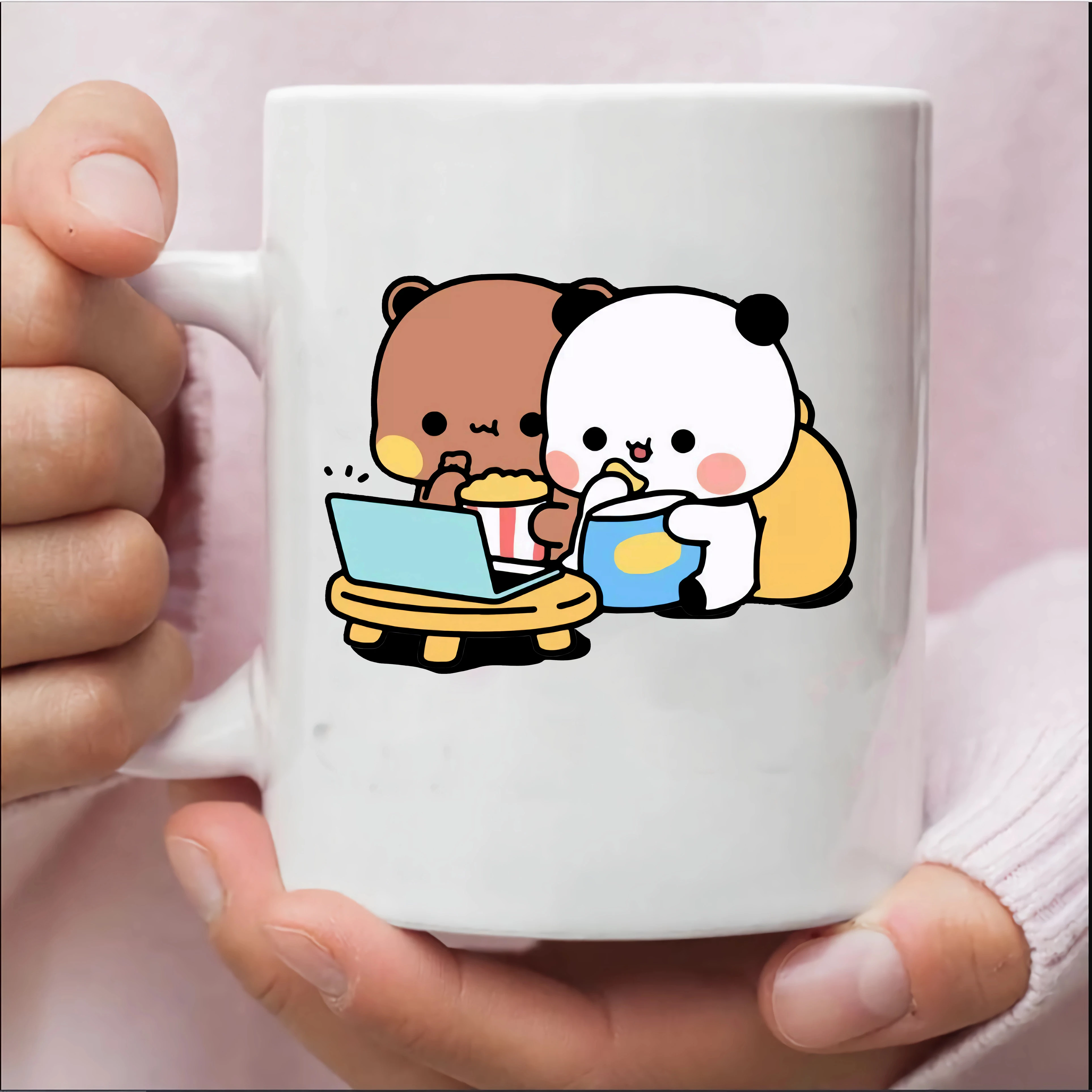 Милая панда Медведь Bubu Dudu едает попкорн и смотреть телевизор кружка пара подарок кружка Kawaii Panda Bear Bubu Dudu элегантная кофейная кружка
Милая панда Медведь Bubu Dudu едает попкорн и смотреть телевизор кружка пара подарок кружка Kawaii Panda Bear Bubu Dudu элегантная кофейная кружка