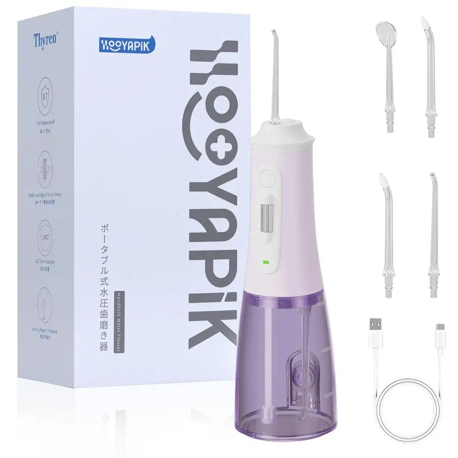 Долговечный срок службы батареи, ирригатор для полости рта с регулируемым давлением, ирригатор для полости рта с 4 сменными насадками для имплантата
Долговечный срок службы батареи, ирригатор для полости рта с регулируемым давлением, ирригатор для полости рта с 4 сменными насадками для имплантата