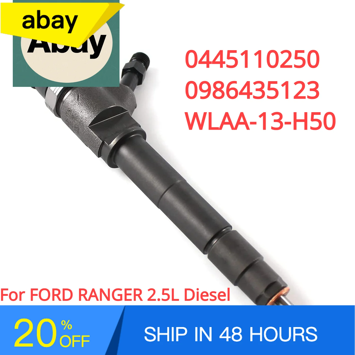 High quality 0445110250 WLAA13H50 WLAA-13-H50 New Diesel Fuel Injector Nozzle for Mazda BT-50 Ford Ranger 2.5L 2006-2011
High quality 0445110250 WLAA13H50 WLAA-13-H50 New Diesel Fuel Injector Nozzle for Mazda BT-50 Ford Ranger 2.5L 2006-2011