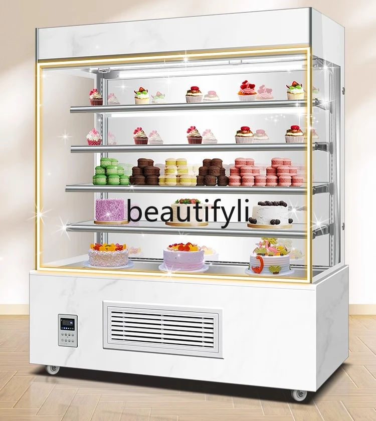 Open Cabinet Commercial Air-cooled Dessert Fruit Refrigerated Display Cabinet Light Box Vertical Cabinet
Open Cabinet Commercial Air-cooled Dessert Fruit Refrigerated Display Cabinet Light Box Vertical Cabinet