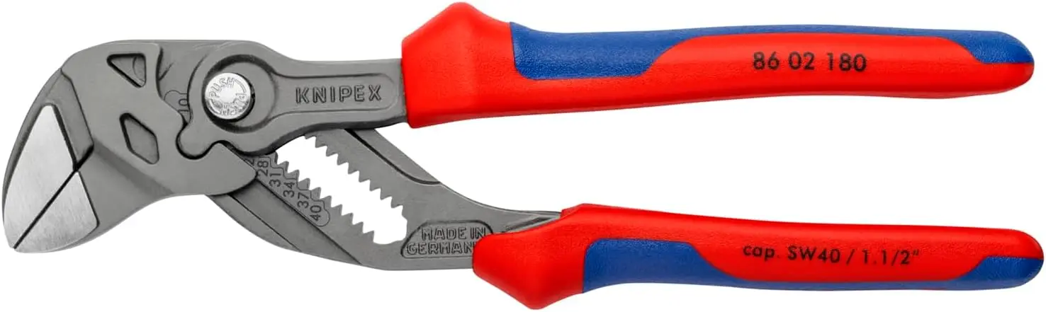 7.25-Inch Pliers Wrench, Black Finish Comfort Grip, 180mm
7.25-Inch Pliers Wrench, Black Finish Comfort Grip, 180mm