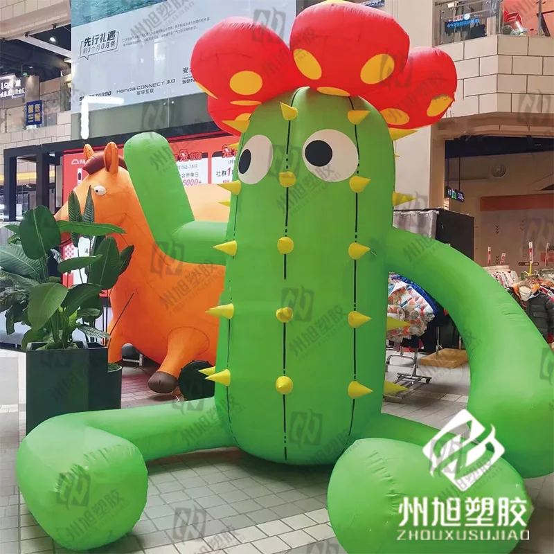 Inflatable cartoon cactus flower air model decorative plant shopping mall outdoor decorative props advertising props
Inflatable cartoon cactus flower air model decorative plant shopping mall outdoor decorative props advertising props