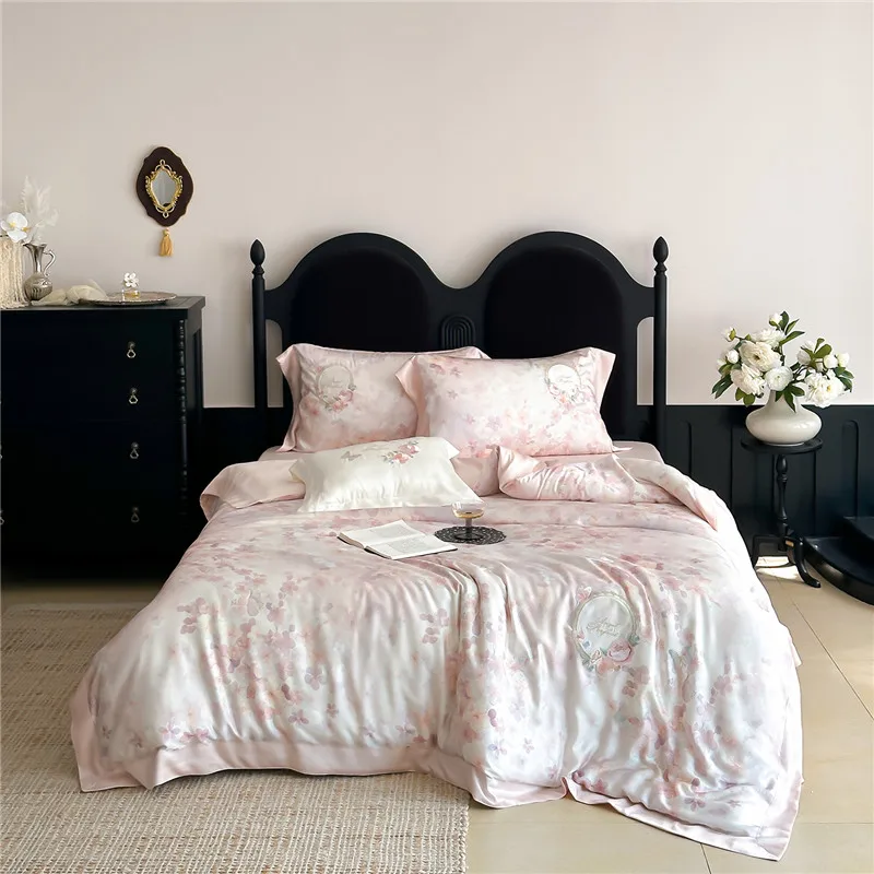 Luxury Flower Digital Printing Egyptian Cotton Bedding Set Duvet Cover Set Bed Sheet/Fitted Sheet Pillowcases 4Pcs
Luxury Flower Digital Printing Egyptian Cotton Bedding Set Duvet Cover Set Bed Sheet/Fitted Sheet Pillowcases 4Pcs