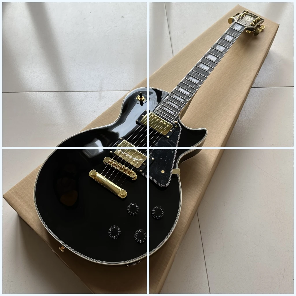 Высококачественная черная гитара lp Custom Shop с корпусом из красного дерева из палисандра на грифе в наличии
Высококачественная черная гитара lp Custom Shop с корпусом из красного дерева из палисандра на грифе в наличии