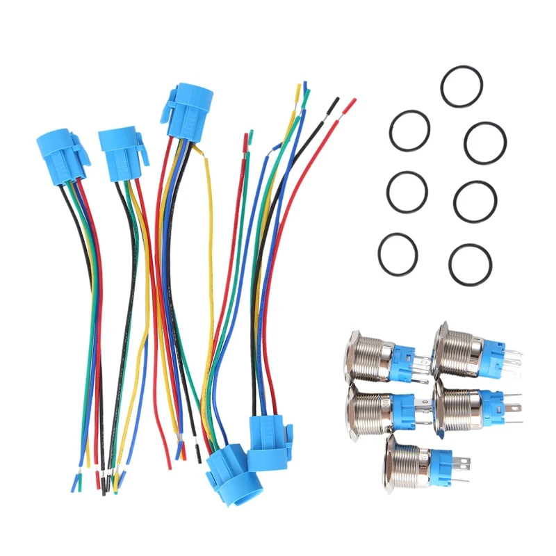 Y31A 5 шт. металлический кнопочный переключатель 12 В 19 мм кольцевая лампа символ питания водонепроницаемый светодиодный светильник самоблокирующийся сброс с разъемом
Y31A 5 шт. металлический кнопочный переключатель 12 В 19 мм кольцевая лампа символ питания водонепроницаемый светодиодный светильник самоблокирующийся сброс с разъемом