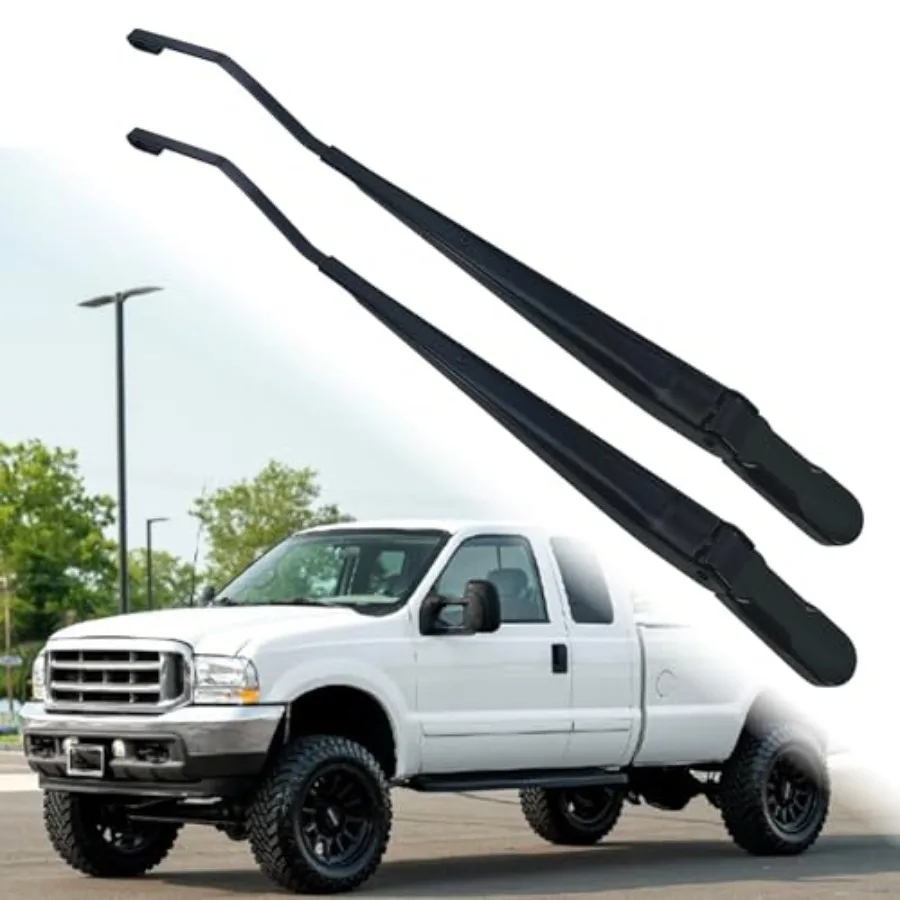 1 Pair Front Windshield Wiper Arm Compatible with 2000-2005 Ford Excursion 1999-2007 Ford F250 F350 F450 SuperDuty Replacement
1 Pair Front Windshield Wiper Arm Compatible with 2000-2005 Ford Excursion 1999-2007 Ford F250 F350 F450 SuperDuty Replacement