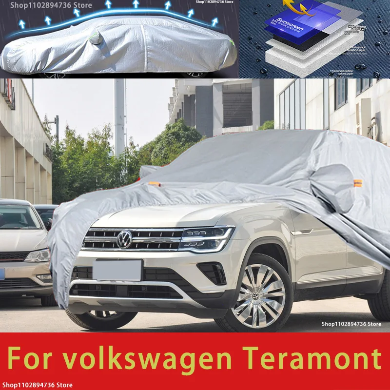 For Volkswagen Teramont Outdoor Protection Full Car Covers Snow Cover Sunshade Waterproof Dustproof Exterior Car accessories
For Volkswagen Teramont Outdoor Protection Full Car Covers Snow Cover Sunshade Waterproof Dustproof Exterior Car accessories