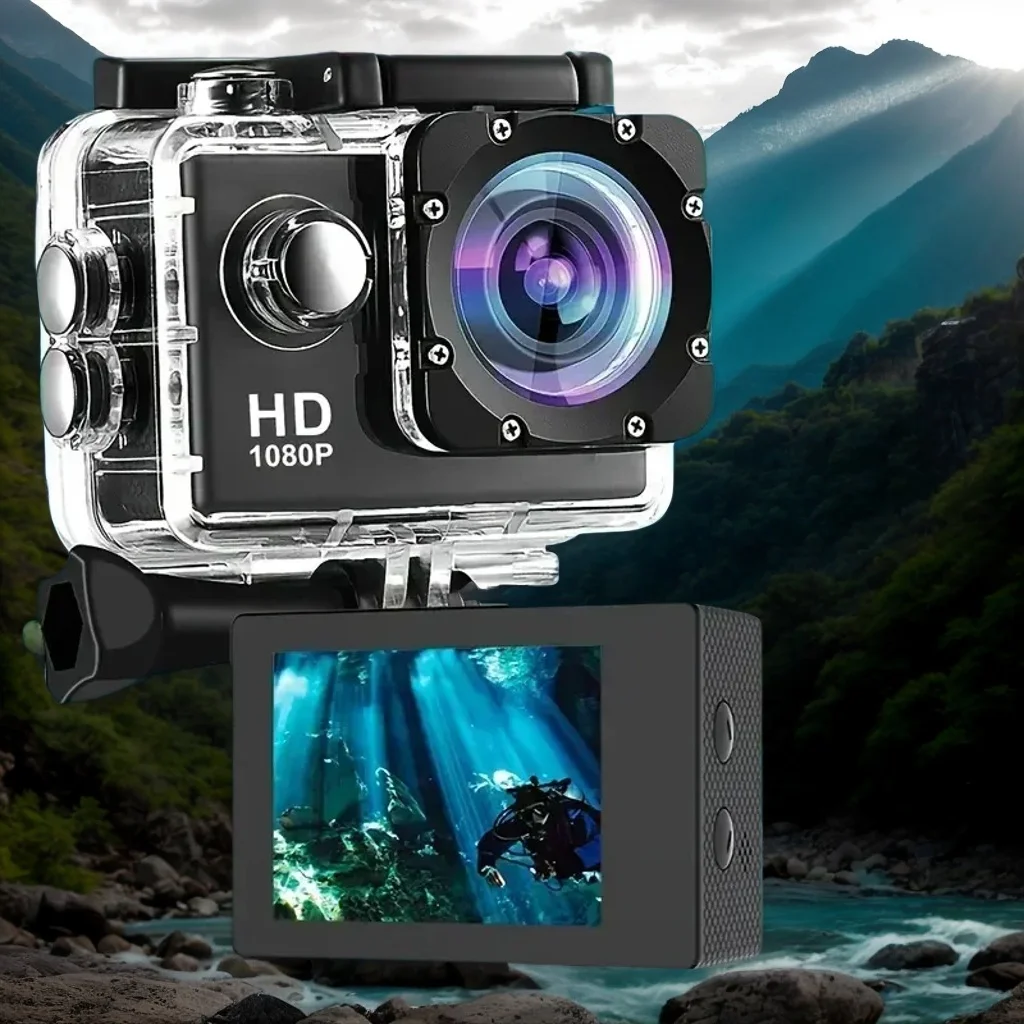 Full HD 1080P Waterproof Camera - 2.0" Mini Sports DV Camcorder with Car Accessories
Full HD 1080P Waterproof Camera - 2.0" Mini Sports DV Camcorder with Car Accessories