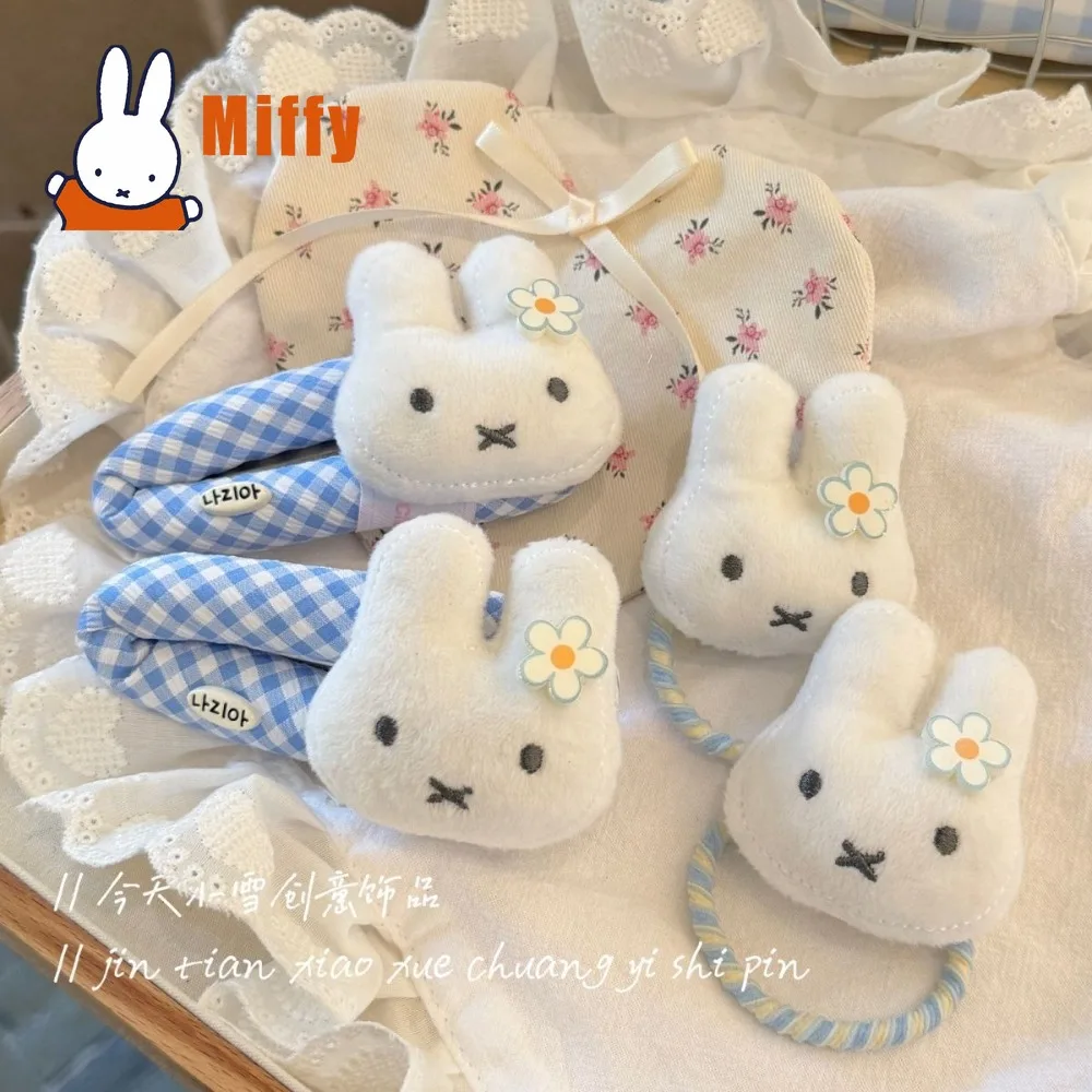 Kawaii Miffy Hair Clip Set Cute Rabbit Plush Flower Embellished Blue Gingham Floral Heart Headband Hair Tie Accessory Girl Gift
Kawaii Miffy Hair Clip Set Cute Rabbit Plush Flower Embellished Blue Gingham Floral Heart Headband Hair Tie Accessory Girl Gift