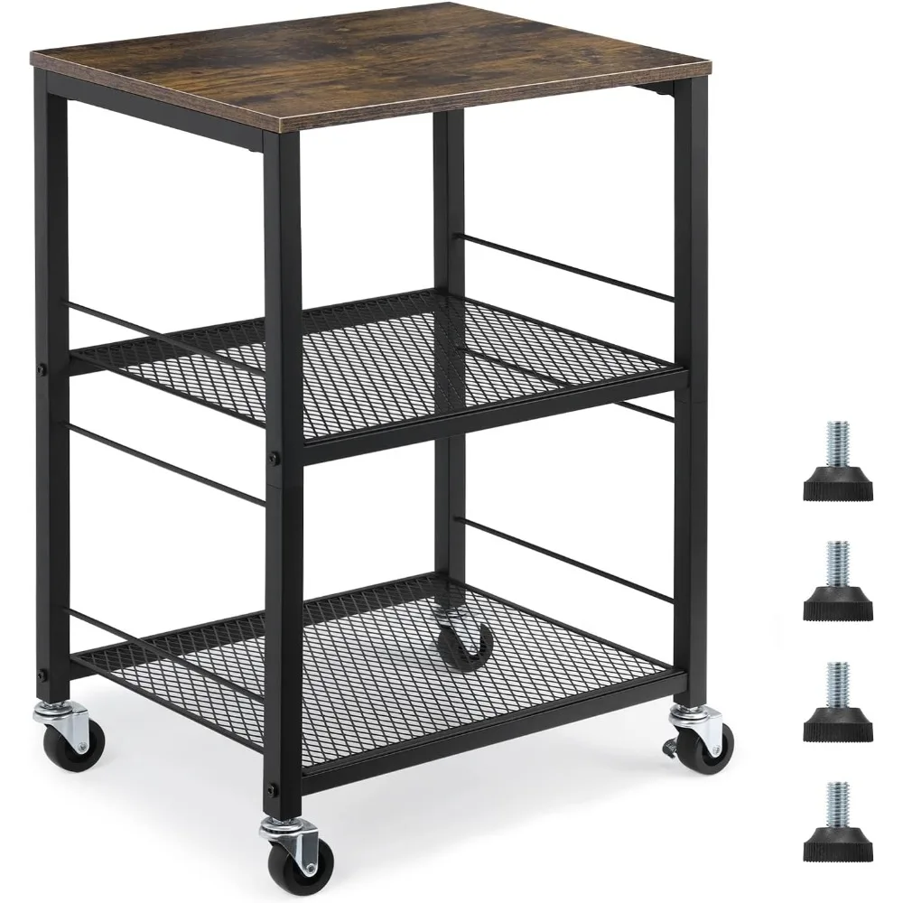 3 Tier End Table with Wheel,Side Table Nightstand Storage Shelf for Bedroom Kitchen,Stable Metal Frame,Wood Top, Easy Assembly
3 Tier End Table with Wheel,Side Table Nightstand Storage Shelf for Bedroom Kitchen,Stable Metal Frame,Wood Top, Easy Assembly