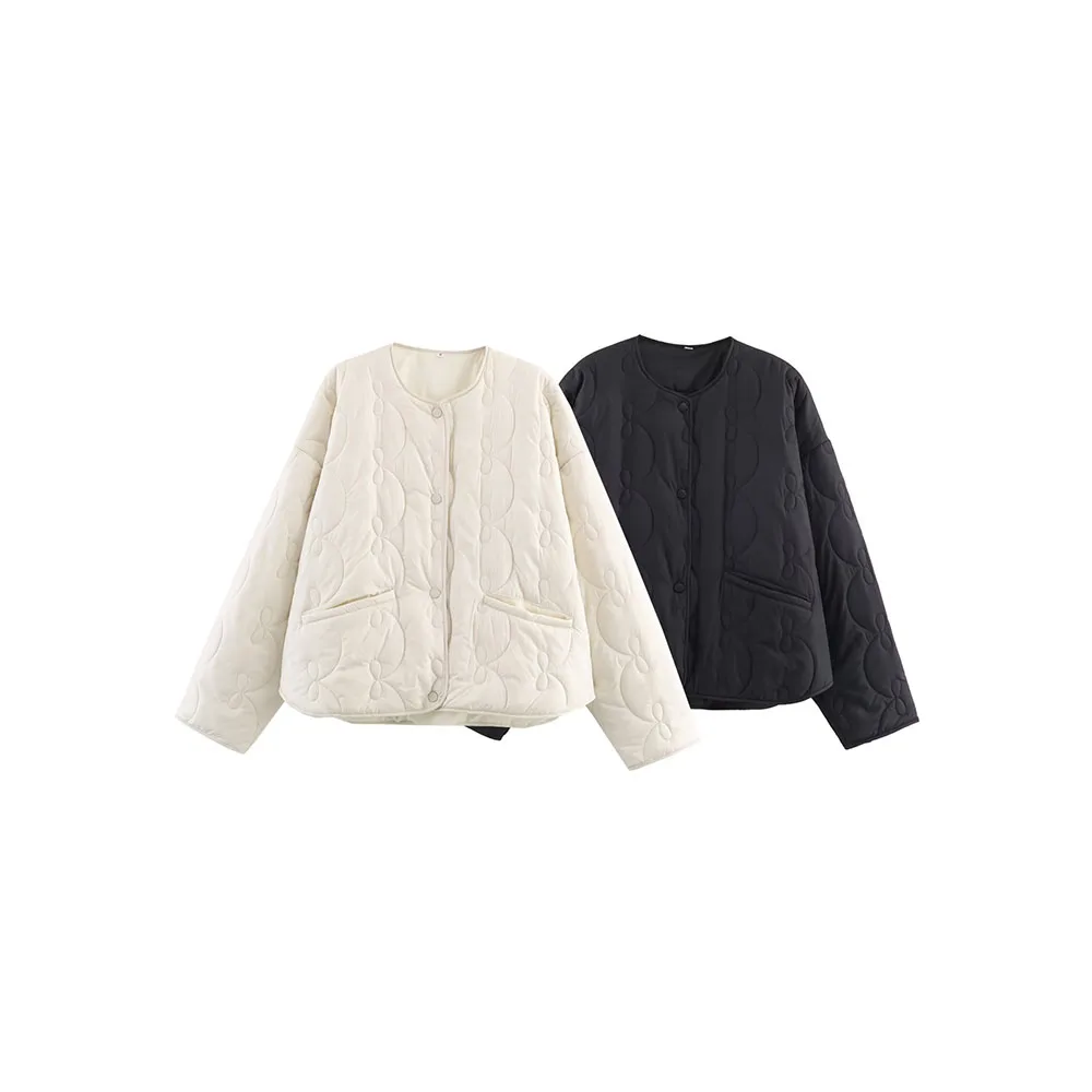 Осеннее новое женское модное стеганое пальто с французским бантом
Осеннее новое женское модное стеганое пальто с французским бантом