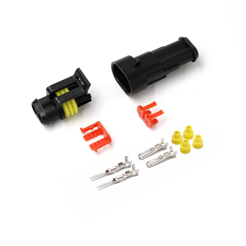 1 Set 2 Pin AMP SuperSeal Waterproof Electrical Connector Automotive Female or Male Plug For Car Socket 282104-1 282080-1
1 Set 2 Pin AMP SuperSeal Waterproof Electrical Connector Automotive Female or Male Plug For Car Socket 282104-1 282080-1