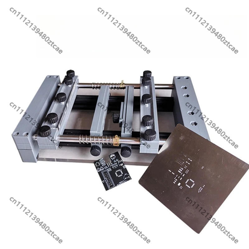150x150mm Manual PCB Silk Screen Printing Table SMT Solder Paste Printer Precise Alignment Circuit Board Printing Tool