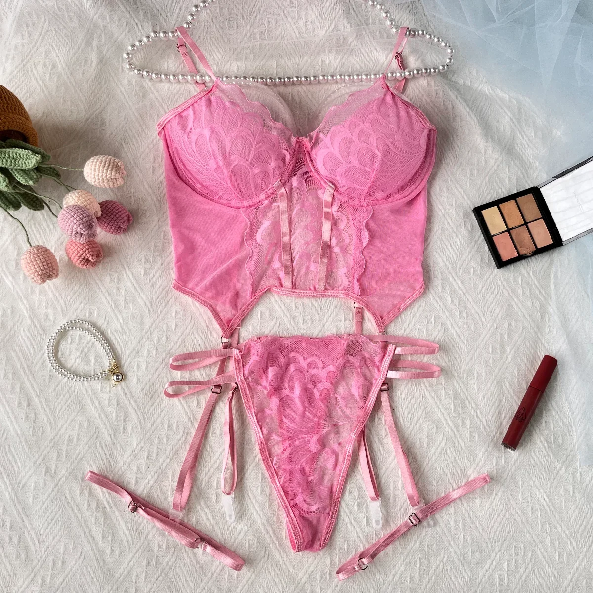 Lingerie set Lace Garter Lingerie Set With Choker Women Intimates 2024Underwire Bra And Thongs Ladies Underwear Set
Lingerie set Lace Garter Lingerie Set With Choker Women Intimates 2024Underwire Bra And Thongs Ladies Underwear Set