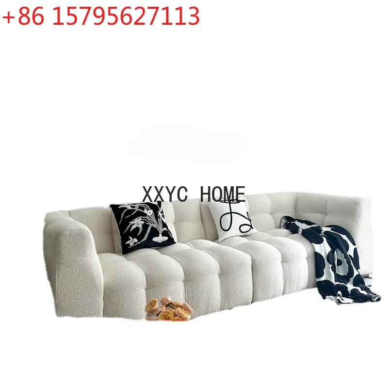 Диван из хлопковой ткани для гостиной, минималистичный, из овечьей шерсти, в форме блока тофу
Диван из хлопковой ткани для гостиной, минималистичный, из овечьей шерсти, в форме блока тофу