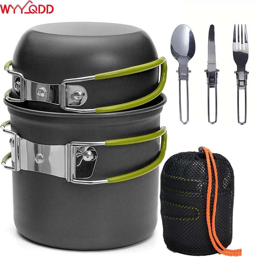 Outdoor Camping Cookware Set Outdoor with Stove Spoon Fork Cutter for Picnic Hiking Backpacking Travel
Outdoor Camping Cookware Set Outdoor with Stove Spoon Fork Cutter for Picnic Hiking Backpacking Travel