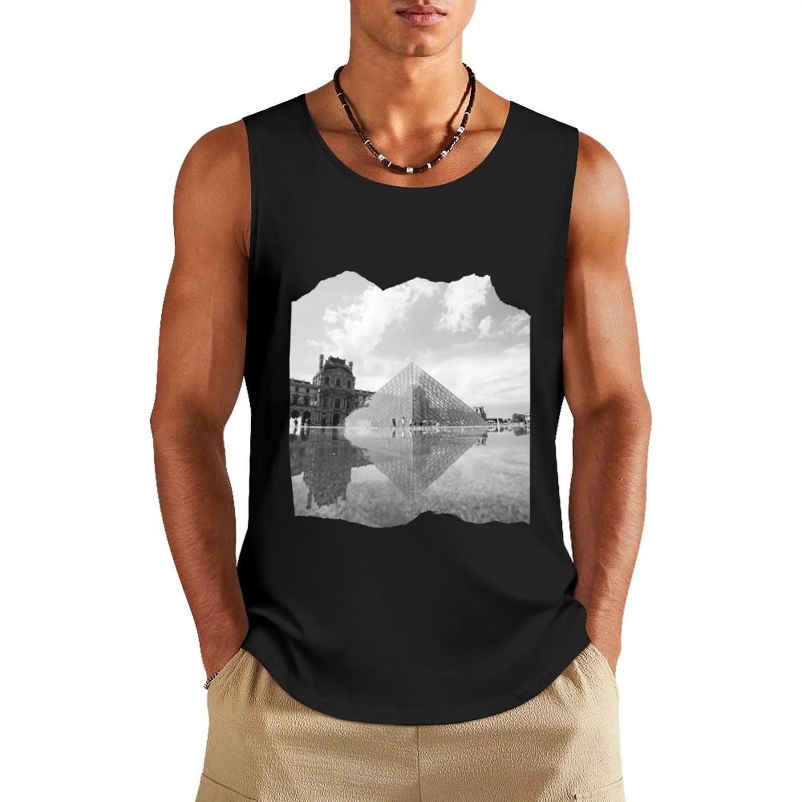 Louvre Museum, Paris, France Tank Top Bodybuilding clothing man sleeveless gym shirt man fitness sports clothes for men
Louvre Museum, Paris, France Tank Top Bodybuilding clothing man sleeveless gym shirt man fitness sports clothes for men