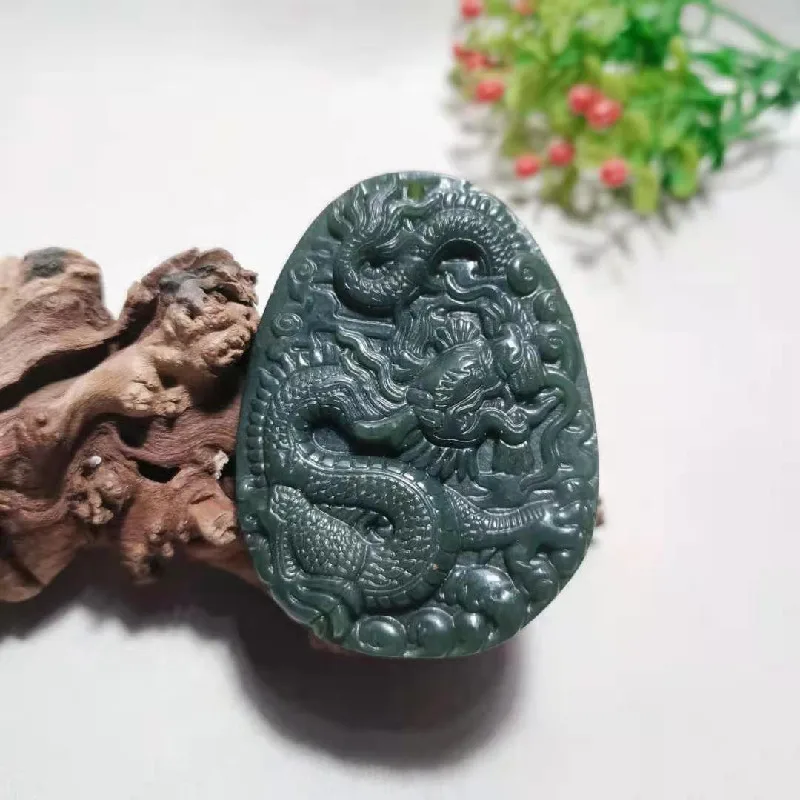 Hetian Qingyu Guan Gong Pendant Double-Sided Pixiu Hanging Ornament Jade Jewelry Men
Hetian Qingyu Guan Gong Pendant Double-Sided Pixiu Hanging Ornament Jade Jewelry Men