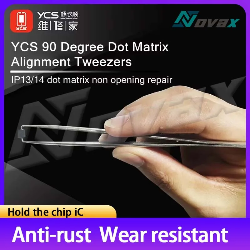 Yang Changshun 90-Degree Tweezer dot matrix positioning tweezers firm 13/14 free open dot matrix repair tweezers
Yang Changshun 90-Degree Tweezer dot matrix positioning tweezers firm 13/14 free open dot matrix repair tweezers