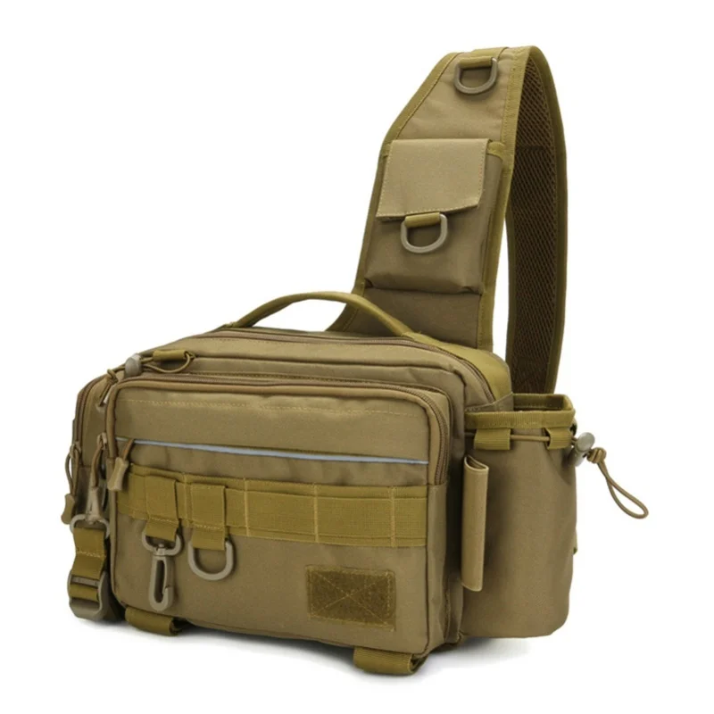 Multifunctional Fishing Tackle Bag Outdoor Water-Resistant Fishing Sling Pack Waist Bag Reel Lure Storage Organizer Bag
Multifunctional Fishing Tackle Bag Outdoor Water-Resistant Fishing Sling Pack Waist Bag Reel Lure Storage Organizer Bag