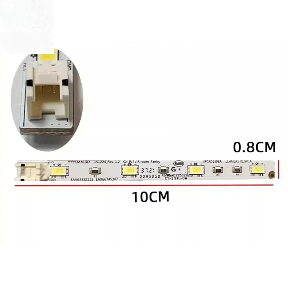 1pcs Refrigerator LED Strip Light Replacement for Refrigerator Light Bar F521SN71 DC12V
1pcs Refrigerator LED Strip Light Replacement for Refrigerator Light Bar F521SN71 DC12V