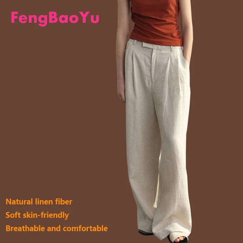 100% Linen Ladies Pants Pink Natural Hemp Casual Relaxed Comfortable Temperament Wide Leg Pants Cool Breathable Wicking Sweat
100% Linen Ladies Pants Pink Natural Hemp Casual Relaxed Comfortable Temperament Wide Leg Pants Cool Breathable Wicking Sweat