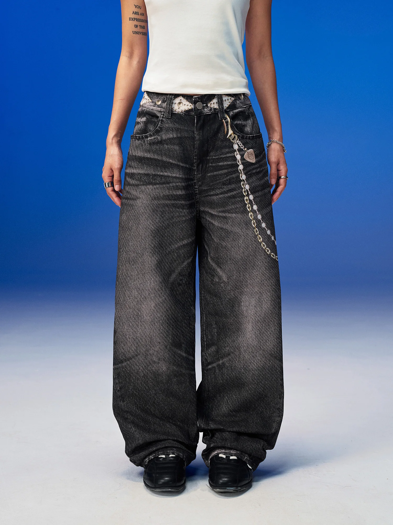 OKME 3D Digital Print Loose Straight Leg Jeans American High Street Wide Leg Floor-Length Trousers Youth Casual Wear
OKME 3D Digital Print Loose Straight Leg Jeans American High Street Wide Leg Floor-Length Trousers Youth Casual Wear