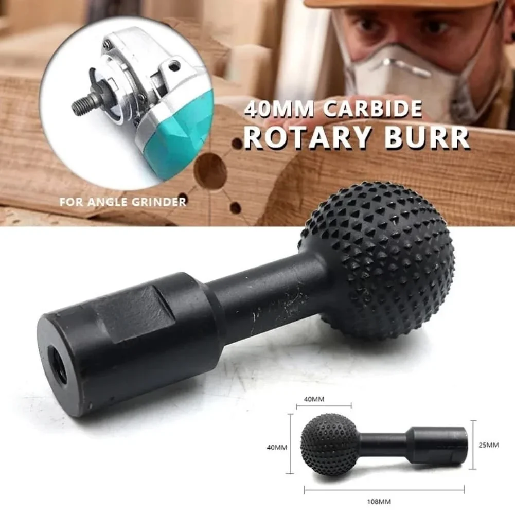 1pc Ball Shaped Wood Carving Polishing File Rotary Burr For Angle Grinder Woodworking Tools Accessories
1pc Ball Shaped Wood Carving Polishing File Rotary Burr For Angle Grinder Woodworking Tools Accessories