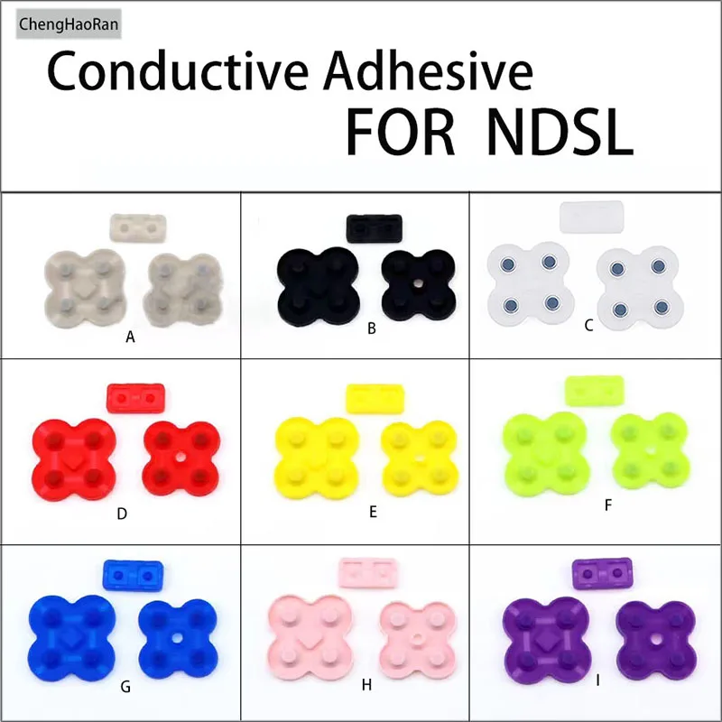 ChengHaoRan 2Sets For NDSL Conductive Rubber Button Pad Conductive Rubber Conductive Film For Buttons Repair Accessories
ChengHaoRan 2Sets For NDSL Conductive Rubber Button Pad Conductive Rubber Conductive Film For Buttons Repair Accessories