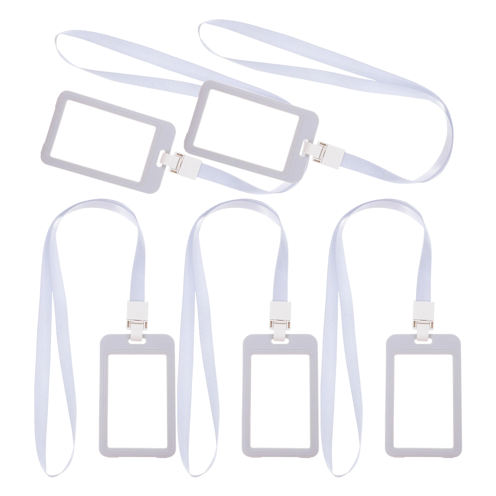 5pcs ID Card Holder Transparent Badge Lanyard Work Permit Plastic Protector Meal Water Card Sleeves Reliable Material Integrated
5pcs ID Card Holder Transparent Badge Lanyard Work Permit Plastic Protector Meal Water Card Sleeves Reliable Material Integrated