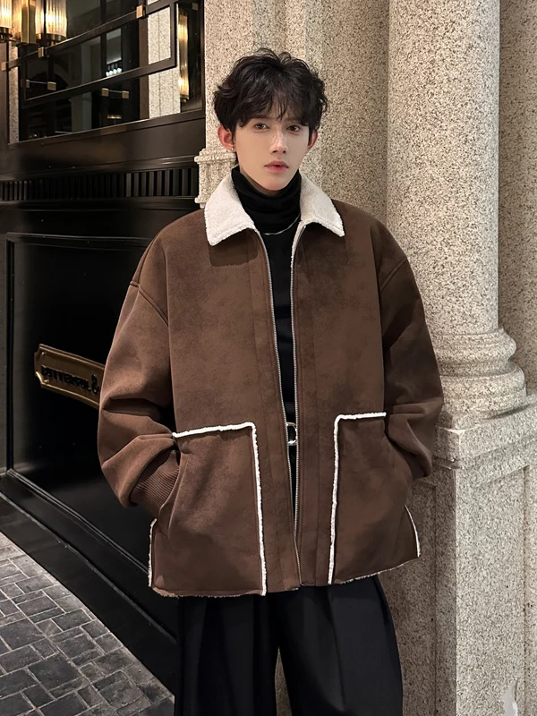 Men's Thiened Leather And Fur Inteated Jaet Winter Faion Brand High-End Feeling Cotton Clothes American Sle Lamb Ve...
Men's Thiened Leather And Fur Inteated Jaet Winter Faion Brand High-End Feeling Cotton Clothes American Sle Lamb Ve...