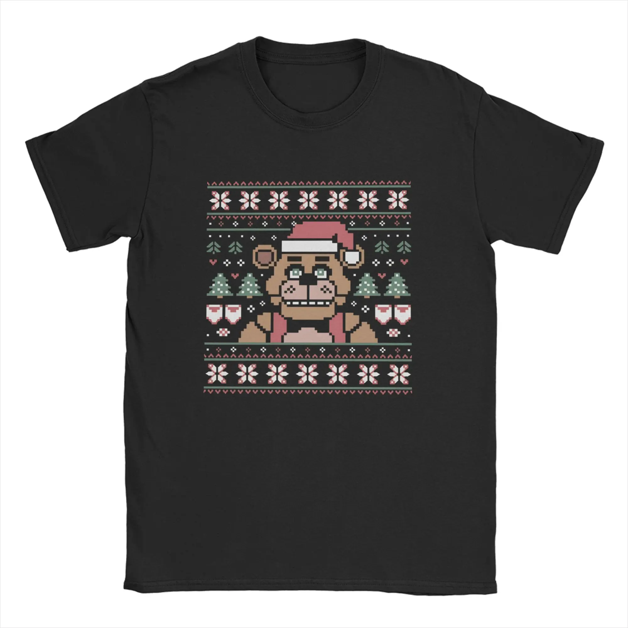 Men's T-Shirt FNAF At Freddys Leisure Pure Cotton Tees Short Sleeve T Shirt Round Collar Clothing Printed
Men's T-Shirt FNAF At Freddys Leisure Pure Cotton Tees Short Sleeve T Shirt Round Collar Clothing Printed