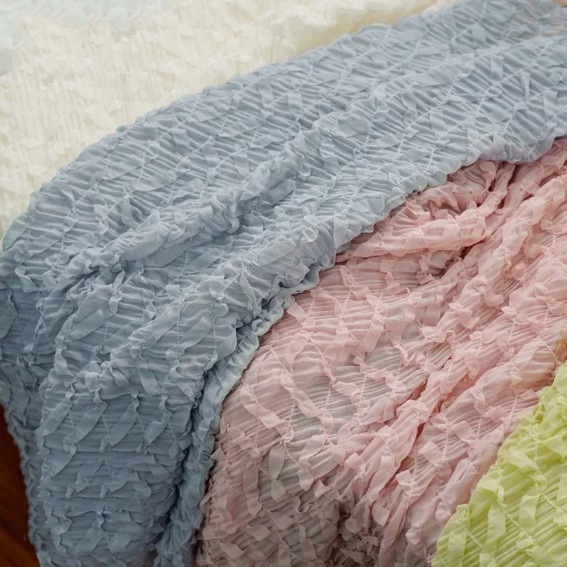 Multicolor Chiffon Floral Lace Ruffle Stretch Spaghetti Strap Dress Fabric for Women Spring Summer Fashion Japanese Style
Multicolor Chiffon Floral Lace Ruffle Stretch Spaghetti Strap Dress Fabric for Women Spring Summer Fashion Japanese Style