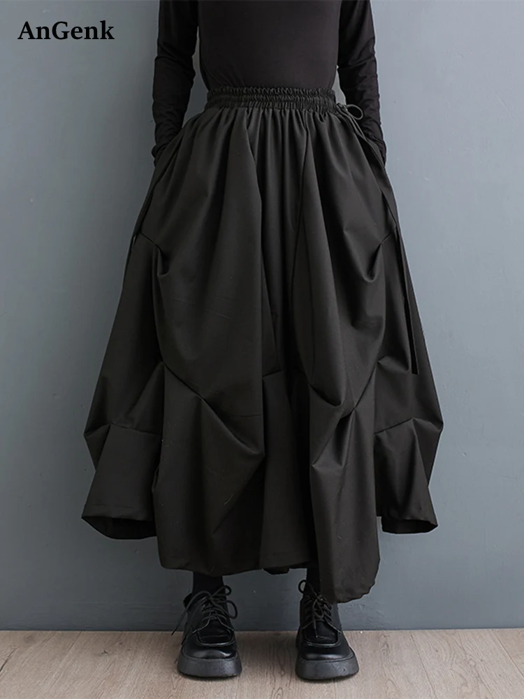 Black Vintage Pleated High Waist Wide Leg Pants Women New Drawstring Loose Casual Trousers Fashion Streetwear Spring Autumn 2026
Black Vintage Pleated High Waist Wide Leg Pants Women New Drawstring Loose Casual Trousers Fashion Streetwear Spring Autumn 2026