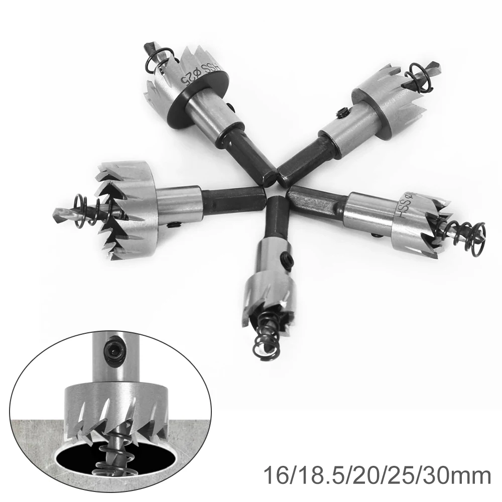 5Pcs HSS Drill Bit Hole Saw Set Stainless Steel Metal Alloy 16 18.5 20 25 30mm Drill Bit
5Pcs HSS Drill Bit Hole Saw Set Stainless Steel Metal Alloy 16 18.5 20 25 30mm Drill Bit