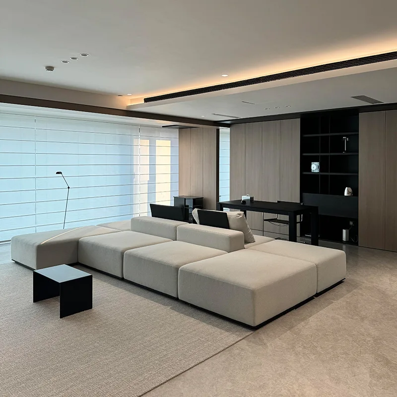 PYJ Italian minimalist module sofa large flat layer fabric sofa modern furniture
PYJ Italian minimalist module sofa large flat layer fabric sofa modern furniture
