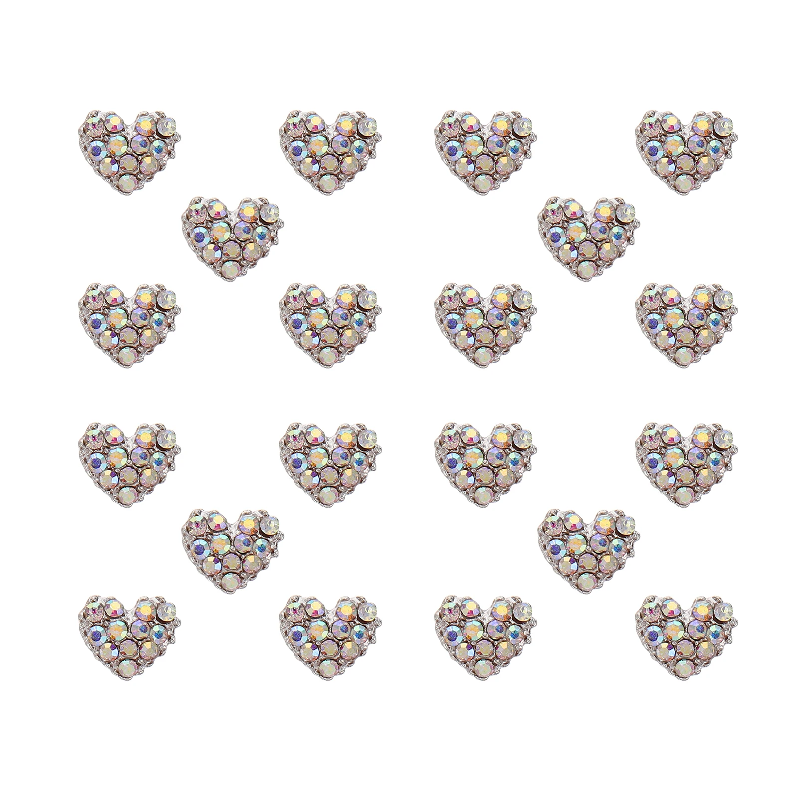 20 Pcs Heart Shaped Nail Decorations Colorful Rhinestones for Nails Charms DIY Nail Sticker Fashion Accessories
20 Pcs Heart Shaped Nail Decorations Colorful Rhinestones for Nails Charms DIY Nail Sticker Fashion Accessories