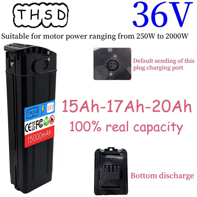 Air Fast Transport 36V18650 Литиевая батарея большой емкости 20ah15ah Подходит для двигателей Silver Fish 250-3000 Вт
Air Fast Transport 36V18650 Литиевая батарея большой емкости 20ah15ah Подходит для двигателей Silver Fish 250-3000 Вт