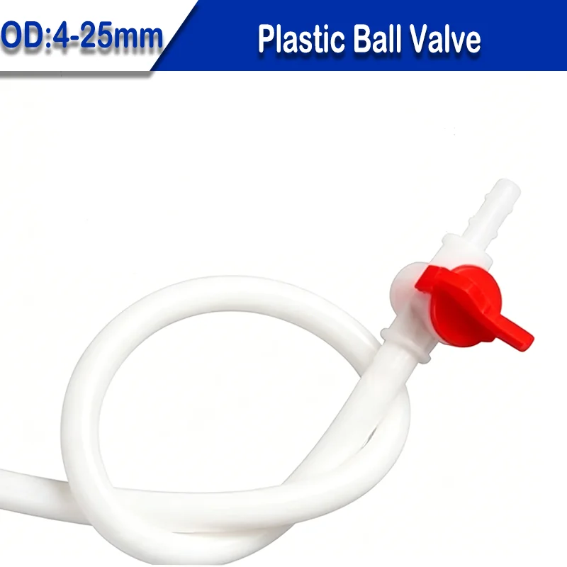 1/5pcs 4/6/8/10/12/16/20/25mm PVC Hose Barb Two Way Plastic Ball Valve Aquarium Garden Micro Irrigation Connector
1/5pcs 4/6/8/10/12/16/20/25mm PVC Hose Barb Two Way Plastic Ball Valve Aquarium Garden Micro Irrigation Connector