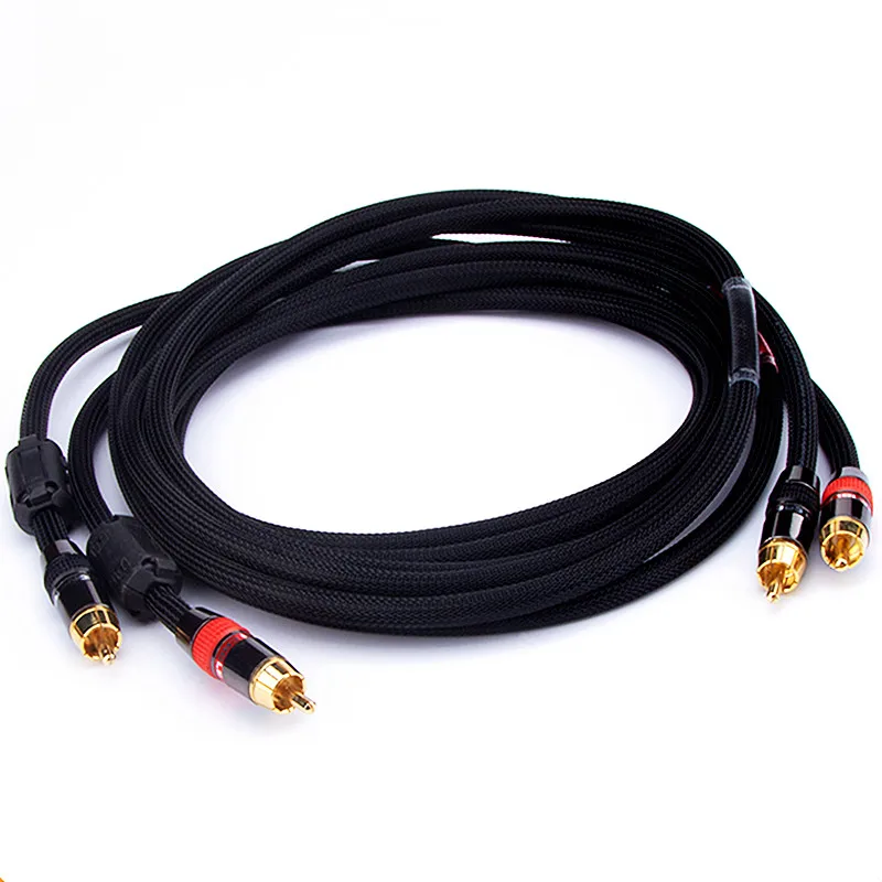 High Fidelity Monster Fever Audio Amplifier RCA Cable CD Video Double Lotus Plug Signal Cable
High Fidelity Monster Fever Audio Amplifier RCA Cable CD Video Double Lotus Plug Signal Cable