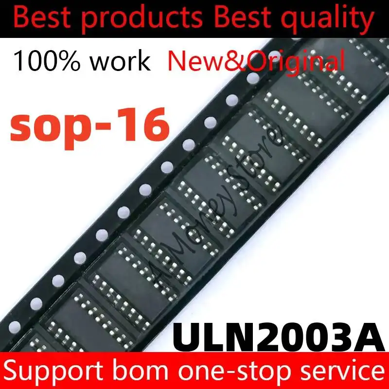 (10pcs)ULN2003A ULN2003A 2003A 2003 ULN2003ADR sop-16
(10pcs)ULN2003A ULN2003A 2003A 2003 ULN2003ADR sop-16