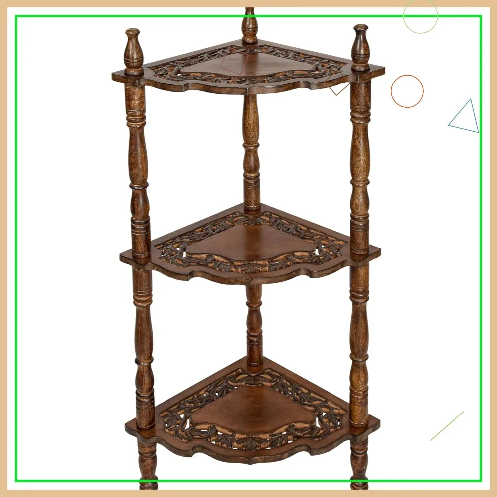 3-Tier Corner Bookshelf for Small Spaces, Stylish Bathroom & Home Office Storage, 14.5x14.5x40 Inches
3-Tier Corner Bookshelf for Small Spaces, Stylish Bathroom & Home Office Storage, 14.5x14.5x40 Inches