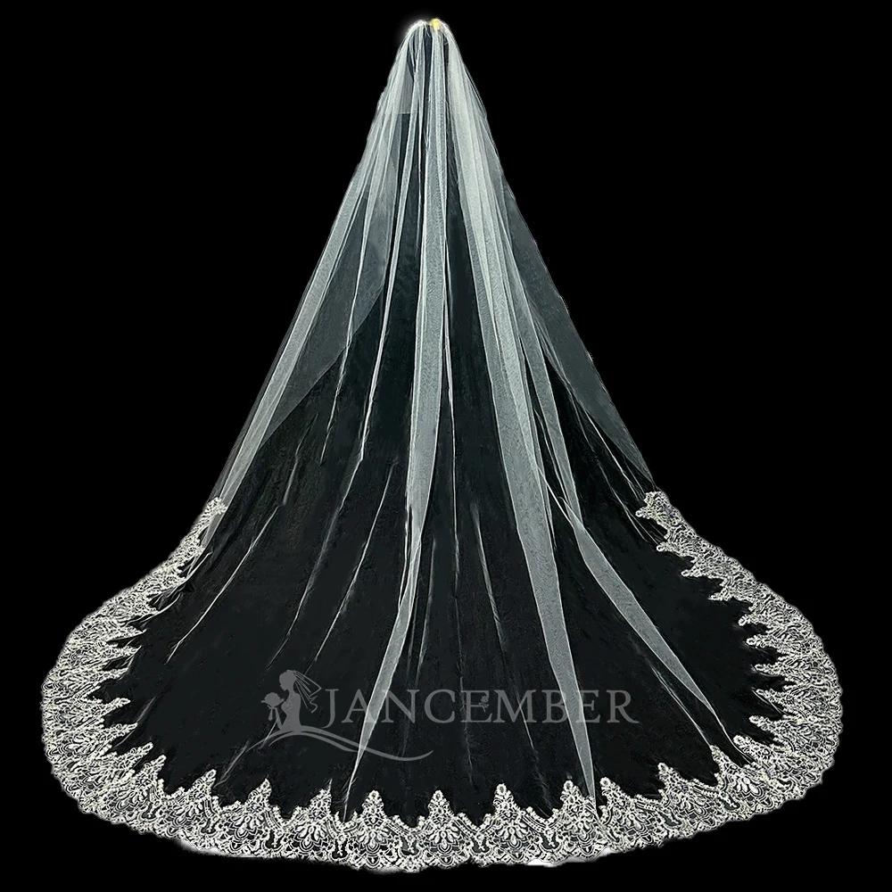 Мягкая кружевная элегантная свадебная фата, аксессуары для невесты, длинная винтажная белая фата с цветочной кружевной отделкой по индивидуальному заказу
Мягкая кружевная элегантная свадебная фата, аксессуары для невесты, длинная винтажная белая фата с цветочной кружевной отделкой по индивидуальному заказу