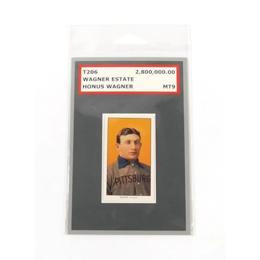 Honus Wagner T206 MT9 Mint Uncirculated Limited Edition Collector Baseball Card Certificate of Authenticity (Replica)
Honus Wagner T206 MT9 Mint Uncirculated Limited Edition Collector Baseball Card Certificate of Authenticity (Replica)