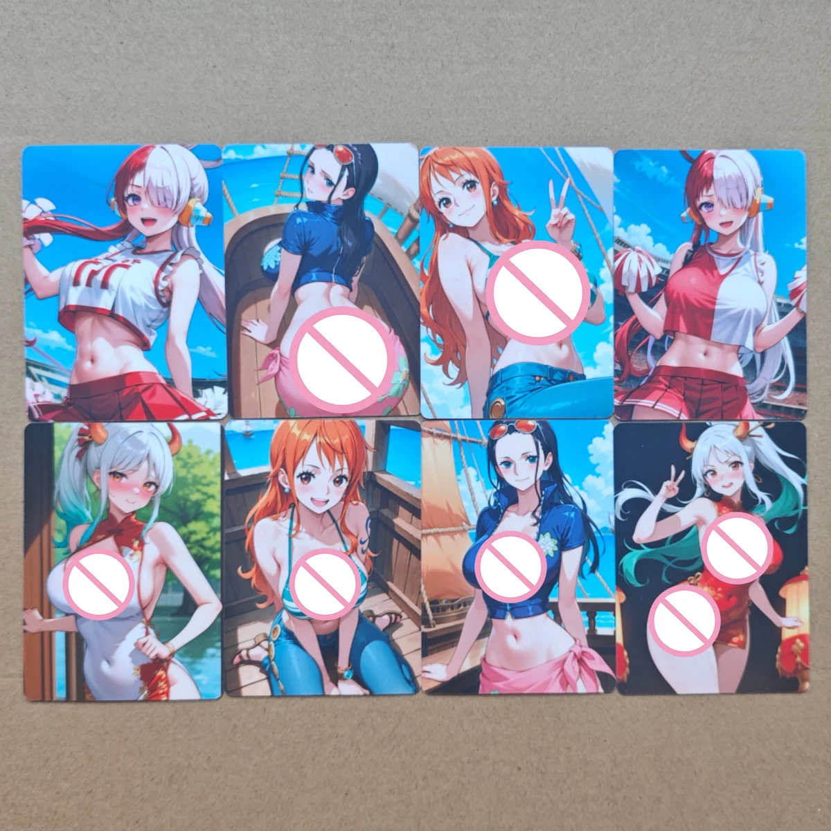 Double Sided 8PCS/set Animation Sexy NSFW Cards Uta Nami Nico Robin Yamato Beautiful Girls 18+ Animation Collection Card
Double Sided 8PCS/set Animation Sexy NSFW Cards Uta Nami Nico Robin Yamato Beautiful Girls 18+ Animation Collection Card