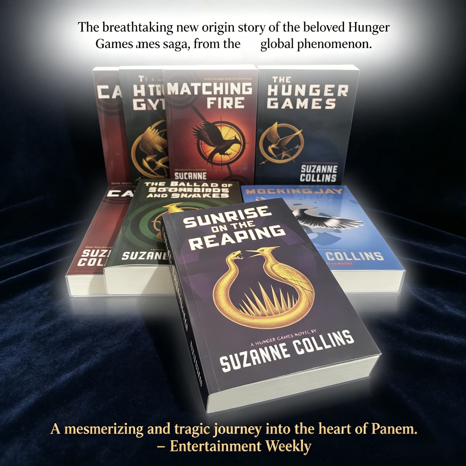 The Hunger Games 5 Books Set By Suzanne Collins Catching Fire Mockingjay YA Dystopian Novels
The Hunger Games 5 Books Set By Suzanne Collins Catching Fire Mockingjay YA Dystopian Novels
