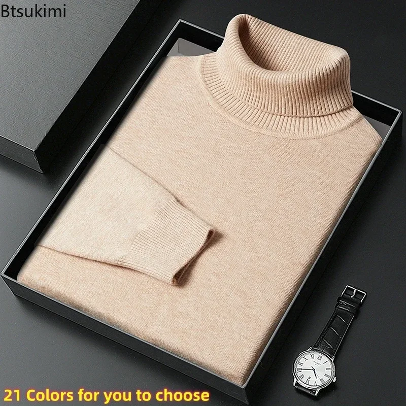 New Men's Winter Clothes Men Turtleneck Pullovers Fashion Casual Knited Sweaters for Men Solid Color Warm Sweaters Men's Jumper
New Men's Winter Clothes Men Turtleneck Pullovers Fashion Casual Knited Sweaters for Men Solid Color Warm Sweaters Men's Jumper