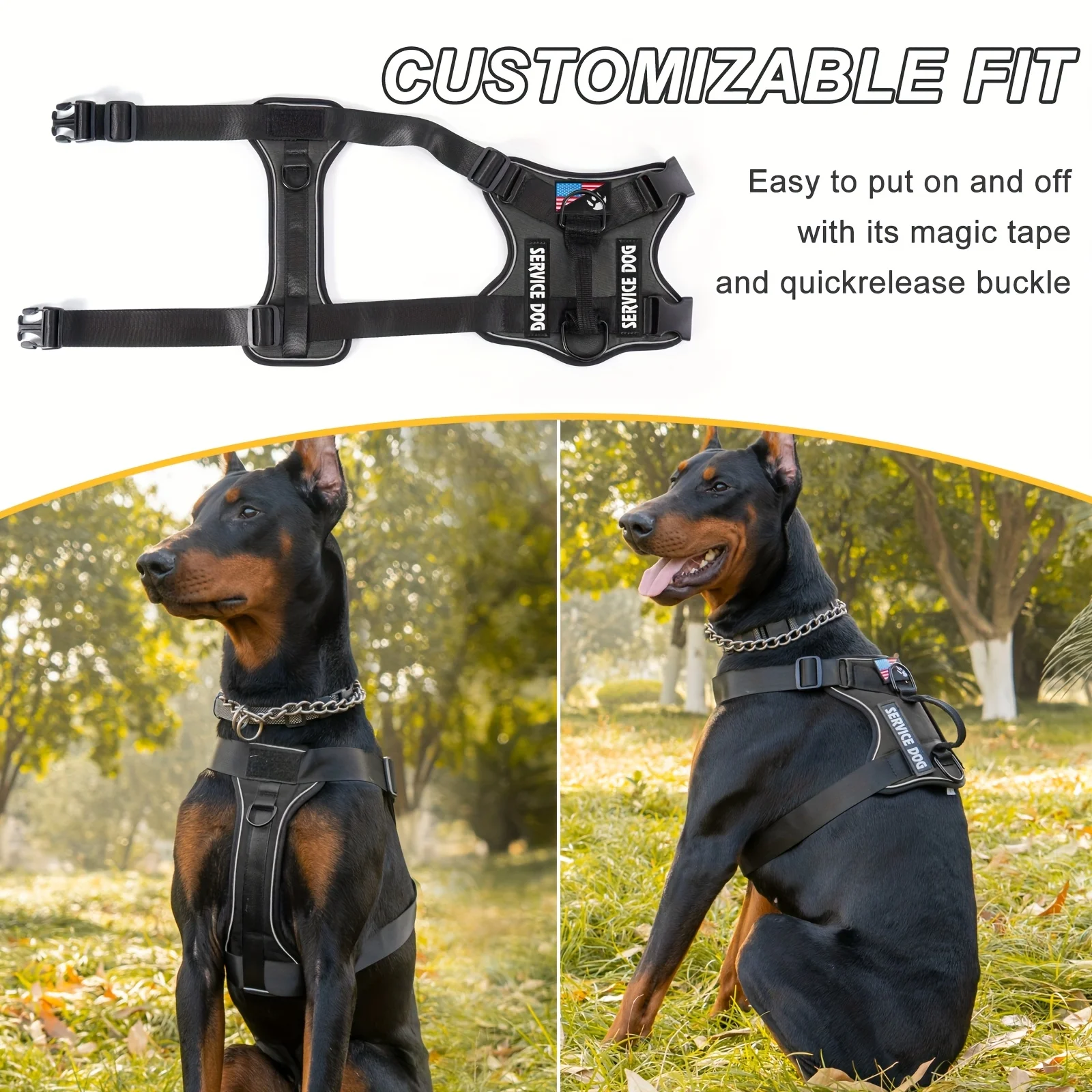 Available in 9 Colors: Explosion-proof Training Harness for Small To Medium-sized Dogs X1 PCS
Available in 9 Colors: Explosion-proof Training Harness for Small To Medium-sized Dogs X1 PCS