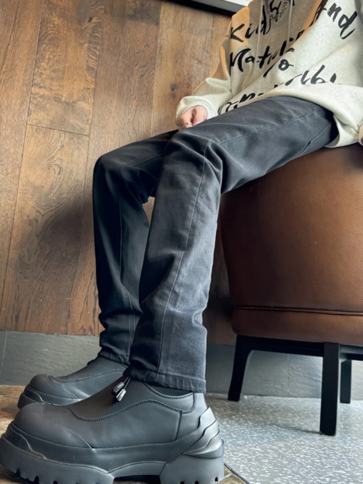 American Sle Slim Fit Straight Leg Jeans Men's Autumn Winter Cleanfit High Street Vibe Trendy Elastic Pants Youth Faion
American Sle Slim Fit Straight Leg Jeans Men's Autumn Winter Cleanfit High Street Vibe Trendy Elastic Pants Youth Faion